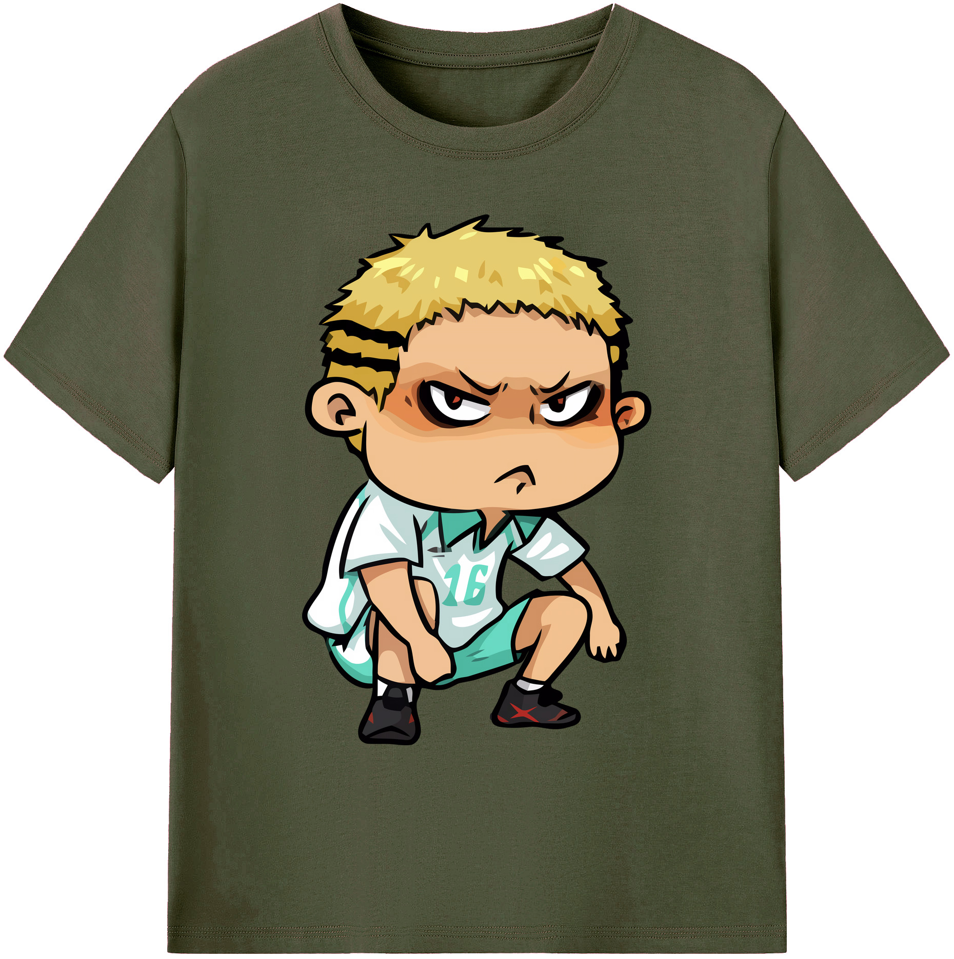 （画像用） ハイキュー!! Haikyu!! 綿100％ メンズ半袖Tシャツ｜肌触りやわらか＆通気性